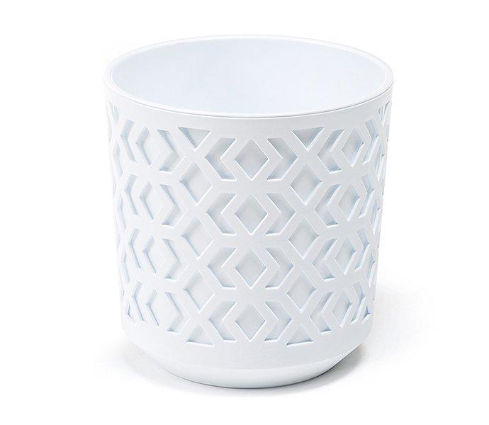 Aztec Pot 20 cm White